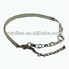 Metal Chain With PU Belts For Garments Accessories